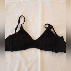 NWT - Women's Black Bikini Top - sz S.